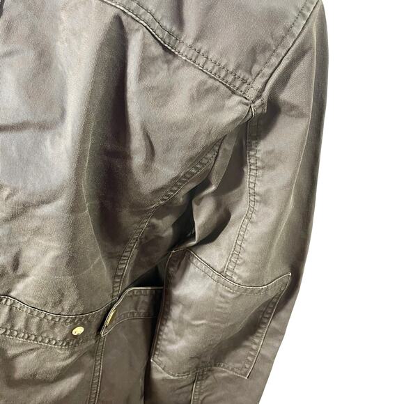 J.Crew Women’s Green Downtown Waxed Canvas Field Jacket Casual Size Small - Picture 11 of 11